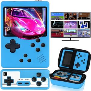 Handheld Game Console for Kids - 500 Retro Video Games - 3.0" LCD Screen - Portable Game Player with Rechargeable Battery - Mini Electronic Toy Gift for Boys and Girls