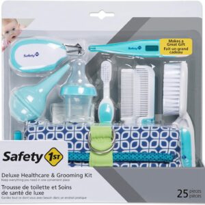 Safety 1st Deluxe 25-Piece Baby Healthcare and Grooming Kit (Arctic Blue)